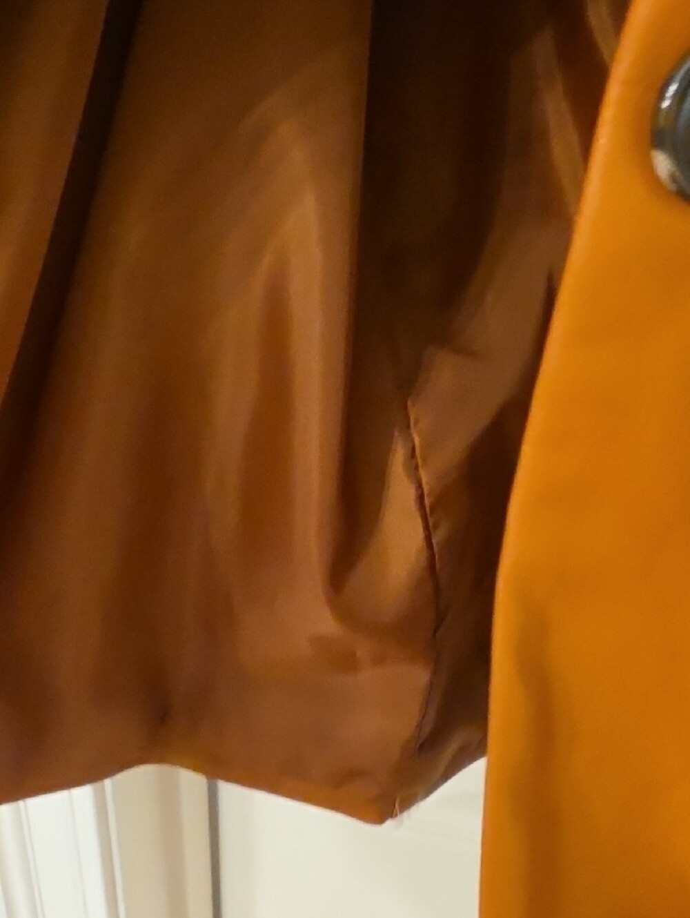 Eloquii Cognac Vegan Leather Blazer - Picture 4 of 6